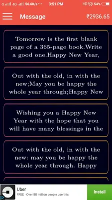 Happy New Year android App screenshot 4